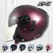 GP-5 坤成 【GP-5】隱藏式墨片安全帽│機車│內襯│鏡片│半罩│開放式安全帽│全可拆│內藏墨鏡│GOGORO
