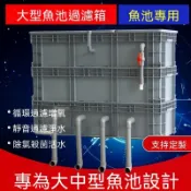 【宅配免運】大型戶外錦鯉魚池週轉箱 過濾箱 魚塘景觀池過濾系統室外水循環設備