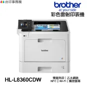 Brother HL-L8360CDW【送鍵盤滑鼠組+全新+免運】高速無線 彩色雷射印表機 雙面列印 有線網路