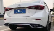 【車王小舖】馬自達3 ALL NEW MAZDA3 馬3 M3 雙出尾管 大包 小包 後包圍 後下巴 後保桿