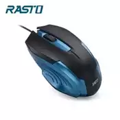 【百利市購物中心】RASTO RM22 蒼穹藍電競有線滑鼠