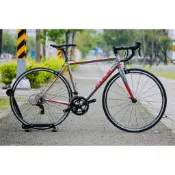 【免運】日本 Fuji Roubaix 1.3 鋁合金公路車 22 速 銀紅色 700c 順泰 Campy