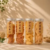 [小樹購] 伊貝果然 果乾- 人氣綜合水果乾（黃金水蜜桃、蜜柑橘瓣、蘋果乾、特級鳳梨花）