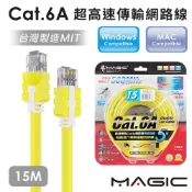 MAGIC 鴻象 CAT.6A 超高速傳輸網路線(圓線)-15M