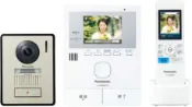 Metis 日本 Panasonic 國際牌 VL-SWE210 視訊門鈴 對講機 錄影 防盜 監視 3.5寸彩色液晶 玄關分機 露出型 LED燈 無線顯示器 分機 2.2寸彩色液晶 VL swd220K 後繼 日本代購