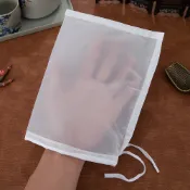 臺灣熱銷【免運 】 豆漿過濾布超細果汁葡萄酒隔渣過濾網袋尼龍菜餡擠汁瀝水袋豆渣過濾袋