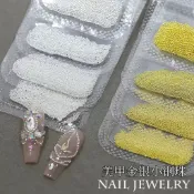 Bi vàng, bạc lẻ size 0.4/0.8mm迷你小鋼珠美甲飾品金銀色0.4mm大小號尺寸圓珠指甲鑽配件