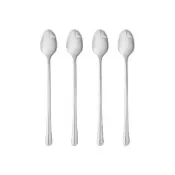 【Georg Jensen 喬治傑生】COPENHAGEN 拿鐵咖啡匙四件組(茶具 湯匙)