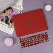 ♞霧面磨砂酒紅色 Macbook保護殼 適用MacBook Air 13 A2337 Pro 14 15 16 A311