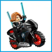 LEGO 樂高 76050 黑寡婦 神盾局 重機 摩托車 貼紙全新未貼 全新品,(參考 漫威 美國隊長 十字骨 )
