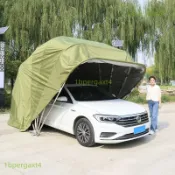 半自動移動折疊車棚防曬阻燃汽車車庫加厚車罩 運費詢問客服）
