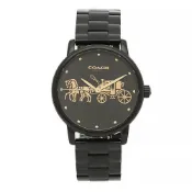 COACH 時尚女士腕錶 36mm 女錶 手錶 腕錶 14502925 黑色鋼錶帶(現貨)
