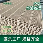 港灣小站 【二代共擠】塑木地板 戶外地板 庭院地板 陽臺地板 木塑地板 塑木板 圓孔設計 全包覆 防水防黴 免保養 室外專用