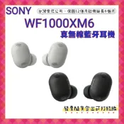台灣公司貨+開發票SONY WF-1000XM6 WF1000XM6 真無線降噪耳機