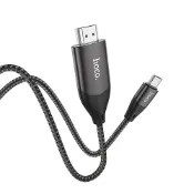 (店+)【HOCO】Type-C 轉 HDMI 影音傳輸線-2米 For 安卓(Type-C螢幕分享器)