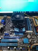 二手華碩CM1730主板+AMD Phenom II X6 1065T六核心CPU含風扇記憶體8G 附擋板高檔整組