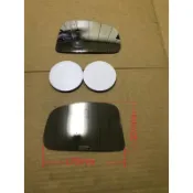 TNSK NISSAN TIIDA 06-12年 廣角鏡片 後視鏡片 白鉻鏡片 貼式 左右一組共2片