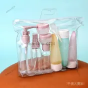 🎇免運特價✨旅行套裝外齣便攜齣差擠壓式乳液旅遊化妝補水裝洗髮水旅遊套裝#免運