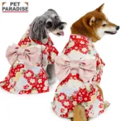 【PET PARADISE】日式菊花寵物和服 (SS/SM/M/L)｜PP新年 2026新春服飾 中大型犬 寵物和服