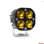Winn LED 行車燈,1 件 3 英寸 40W 超亮防水輔助燈聚光燈,適用於汽車摩托車卡車 ATV UTV 船(黃色