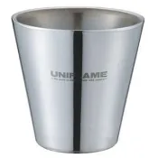【Uniflame】18-8 食品級 不鏽鋼 SUS雙層斷熱鋼杯_400ml/保溫杯.茶杯.杯子.環保杯( U666289_兩入組)