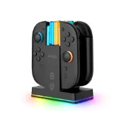 (店+)【GS 3C】NS Switch 2 Joy Con 控制器 手把 RGB 四合一 磁吸 充電座 充電支架 充電器