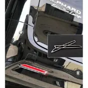 JR-佳睿精品 15-20 Toyota Alphard 阿法 30系 改裝 鍍鉻後保桿 燈框 後反光片框 電鍍飾條