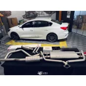 小亞車燈-全新 FOCUS MK4 MK4.5 st line 升級 CGW 中尾段 含電控閥門 雙出尾飾管 排氣管