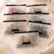 【卡樂熊】小清新迷你高彈力袋裝100入細軟髮橡皮筋/髮束(袋裝彈力髮束綁頭髮)