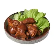 【享吃美味】紅燒香滷花生豬腳3包(600g±5%固形物230g/包 年菜/家常菜/蹄膀/閏月)