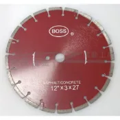 (店+)台灣製造 BOSS 12吋道路鋸片 12“*3*27 道路切割機鋸片 瀝青 柏油路 水泥 鑽石鋸片 道路切割