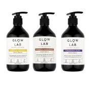 (店+)GLOW LAB 紐西蘭 植物精油沐浴露 400ml(沐浴露 沐浴乳 佛手柑橘 椰子檀香 黑莓月桂葉)
