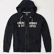 AF a&f Abercrombie & Fitch 外套 藍色 0378
