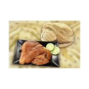 (店+)【萬象極品】無骨豬腳麵線/豬腳600g+醬汁200g+手工麵線(6束)約420g 83221312