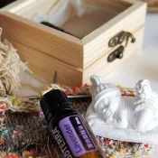 【薰衣草精油擴香禮盒-Baby】天然/ 多特瑞精油/5ml/擴香石
