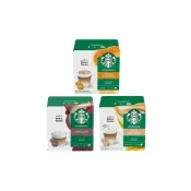 (店+)【NESCAFE Dolce Gusto】星巴克系列-拿鐵/焦糖瑪奇朵/卡布奇諾咖啡膠囊(12顆/盒；口味任選)