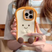 可愛 jellycat 吐司麵包 硅膠防摔軟殼 適用蘋果iPhone16 15 14 13 12 Pro max 手機殼