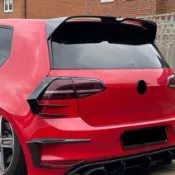 適用福斯高爾夫7 高7 Golf 7 GTI R 奧丁格尾翼定風翼擾流板改裝