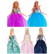芭比 娃娃 禮服 婚紗 裙 可兒 裙子 衣服 10 組