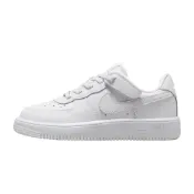 (店+)【NIKE 耐吉】預購 Nike Force 1 Low EasyOn 童鞋 大童16.5–22 魔鬼氈懶人鞋 全白 IH4498-101