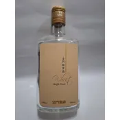 金門純麥酒 君度橙酒 方形瓶 /空酒瓶/玻璃瓶/裝飾/容器/花瓶/收藏