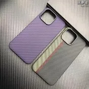 【可刷卡】蘋果iphone15promax手機殼新款細紋600D芳綸iPhone15pro手機殼