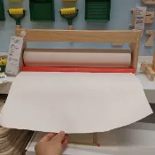 IKEA 代購--- MALA 畫紙捲架 畫架 附儲物空間，容易撕下紙張