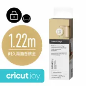 Cricut 智慧膠膜 卡典西德 霧面香檳金 耐久型 Joy Smart Vinyl Permanent 4ft