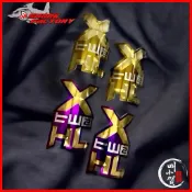 【叫小賀】X2HL 鈦合金氣瓶貼 紫鈦 金鈦 避震器貼紙 氣瓶貼 X2HL X2鈦片 鯊魚鈦片 X2HL ST