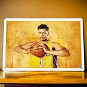 德安傑洛·羅素Dlo NBA籃球明星 鐵皮畫 金屬海報 類球員卡 臺灣出貨 D'Angelo Russell 洛杉磯湖人