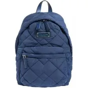 【MARC JACOBS】藍色菱格紋尼龍輕量大款後背包