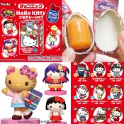現貨❣日本限定凱蒂貓Hello Kitty巧克力蛋公仔巧克力食玩盒玩健達出奇蛋三麗鷗和服制服日燒曬黑貓咪隱藏款隱藏版盲盒