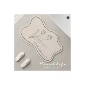 (店+)peachlife. 雲朵鬱金香吸水地墊 浴室地墊 廚房地墊 門口地墊 吸水地墊 防滑地墊 地墊 踏墊 地
