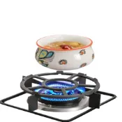 (店+)防滑瓦斯爐架 鑄鐵爐架 鑄鐵鍋架 防滑鍋架 牛奶鍋架 爐架 鍋架 瓦斯爐架（6.5cm內圈/鑄造一體成型/久燒不斷裂）